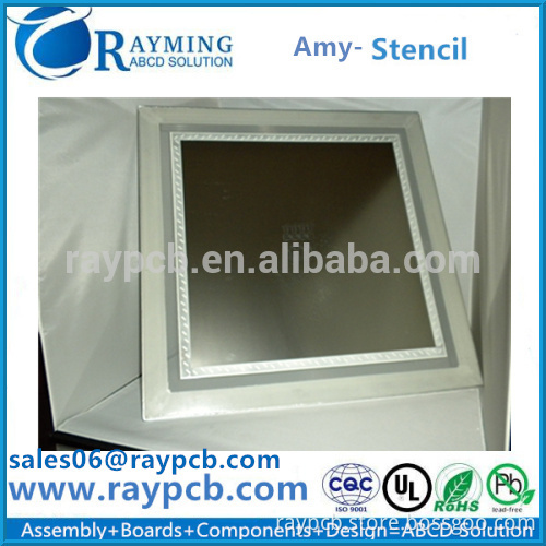 stainless steel smt laser stencil with aluminum frame